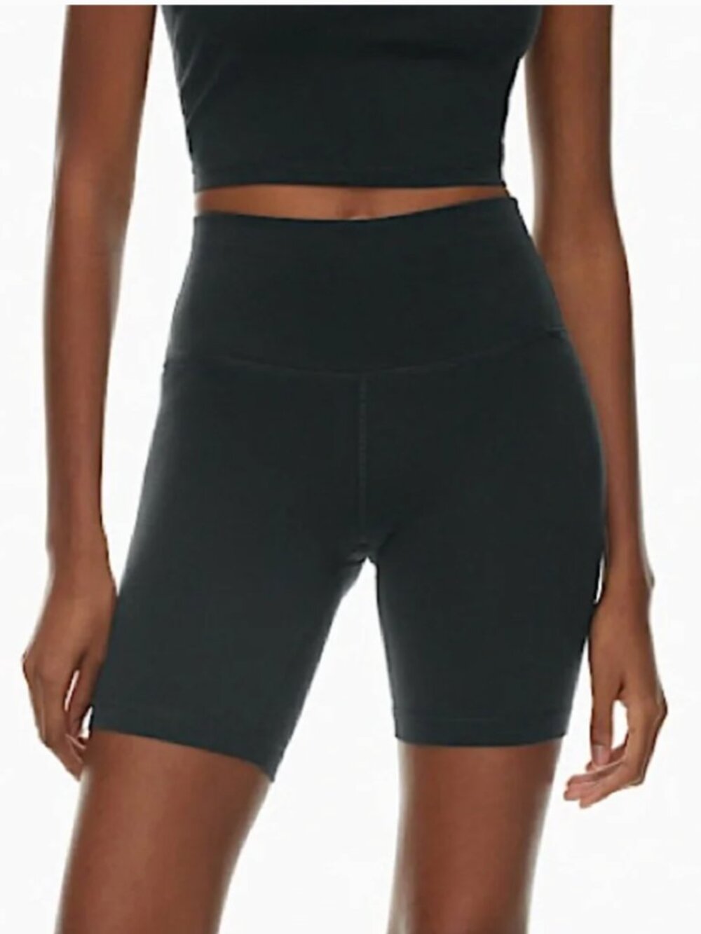 Aritzia TnaSLICK Atmosphere Hi-Rise 7" Short Black Size XS